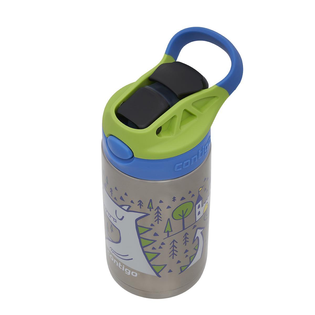 Contigo Gizmo Dragon Çelik Çocuk Suluğu 380ML Mavi