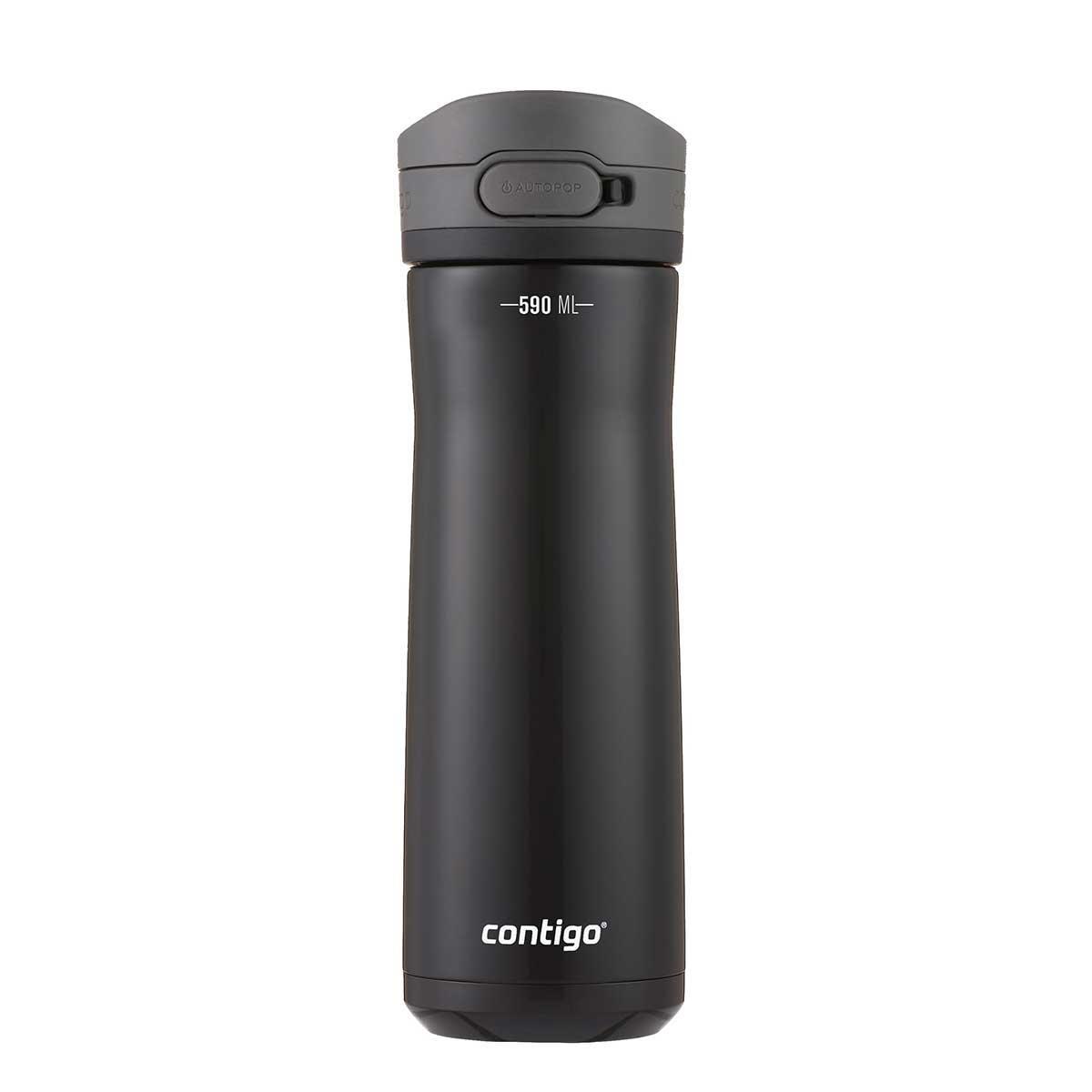 Contigo Jackson Chill 2.0 Çelik Tek El Bas İç Kilitli Su Matarası 590ml 2181801 Siyah