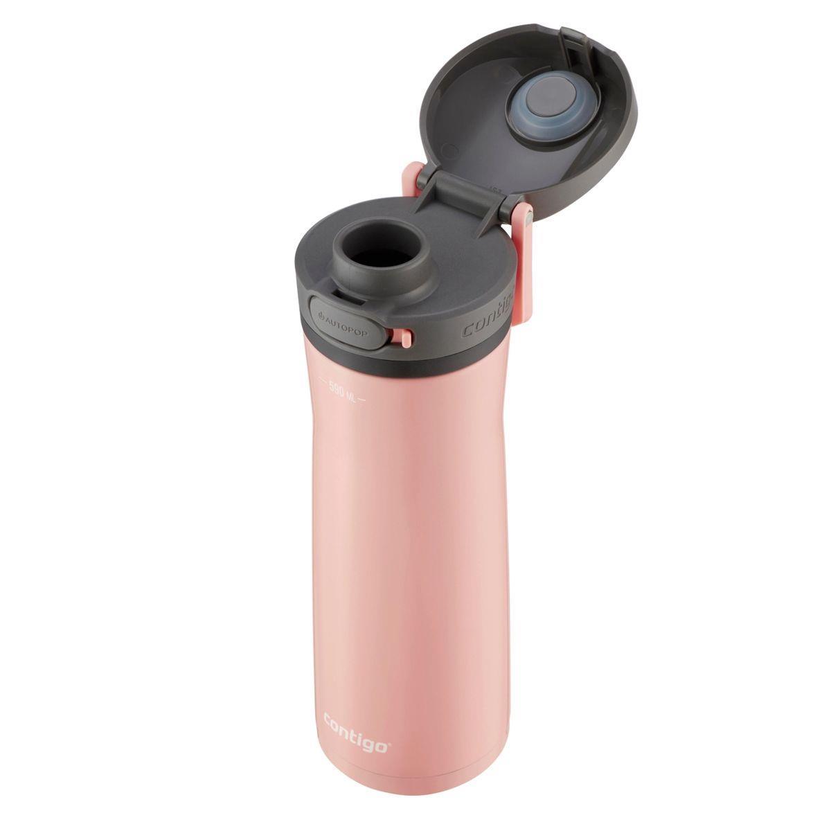 Contigo Jackson Chill 2.0 Çelik Tek El Bas İç Kilitli Su Matarası 590ml 2156482 Pembe