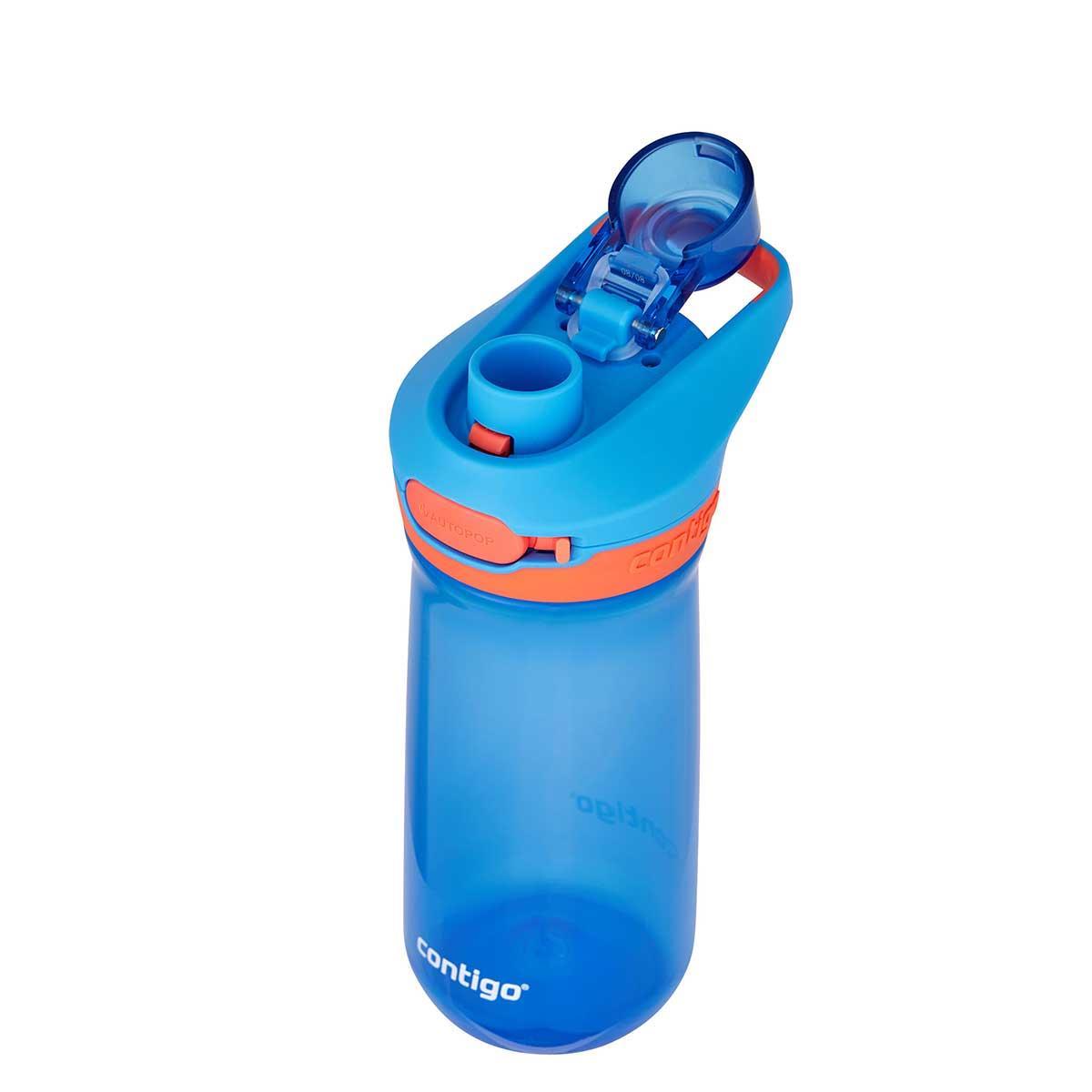 Contigo Jessie Tritan Bas İç Kapaklı Çocuk Suluğu 420ml 2199245 Mavi