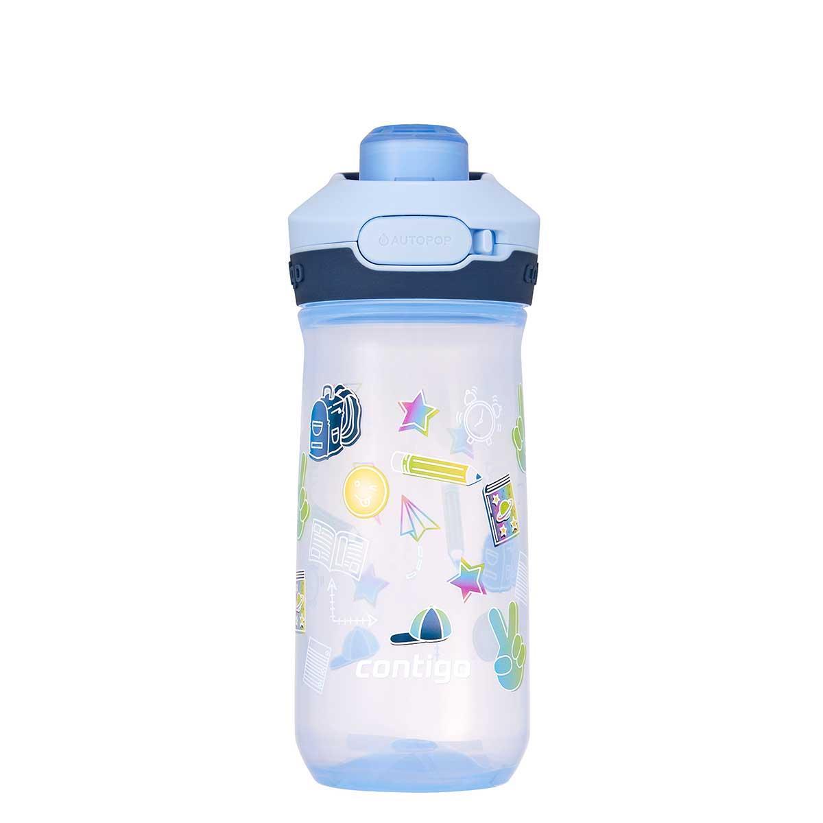 Contigo Jessie Tritan Bas İç Kapaklı Çocuk Suluğu 420ml 2195674 Turkuaz