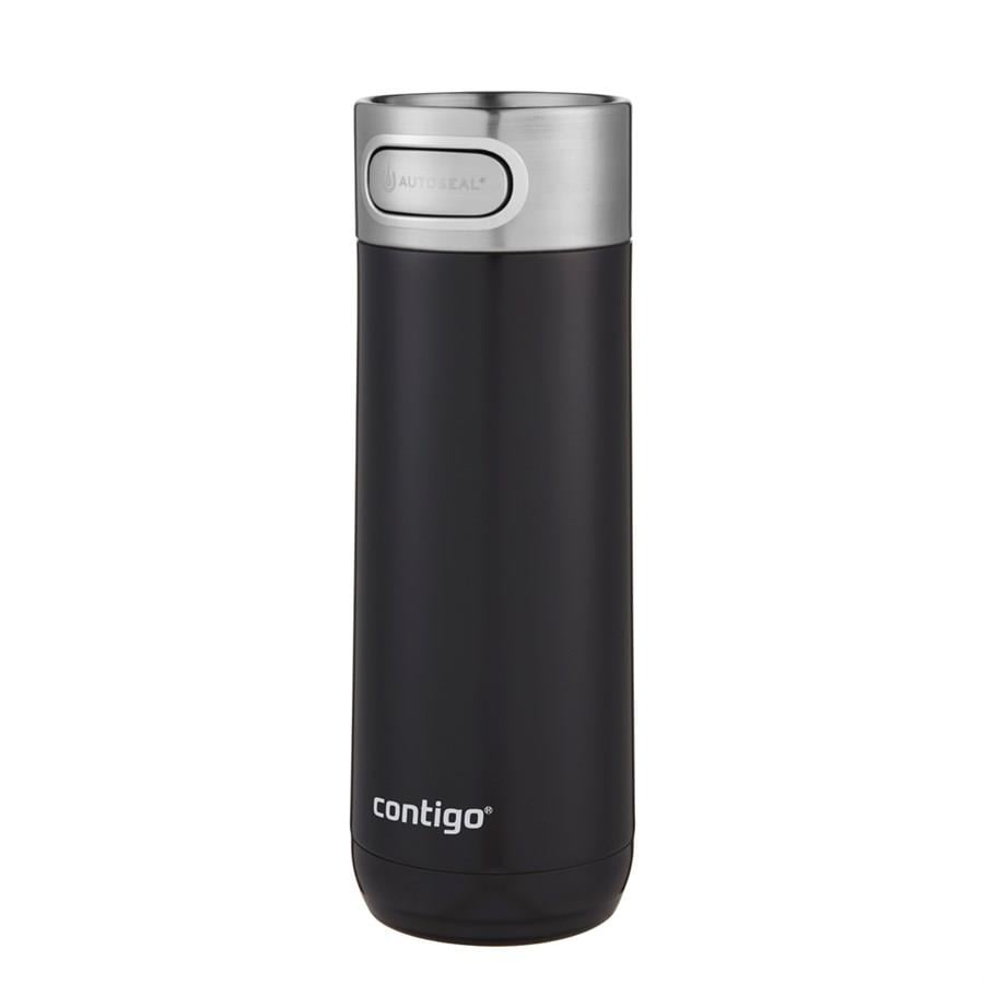 Contigo Luxe Vakumlu Termos Matara Tek El Bas İç 470ml  2115524 Siyah