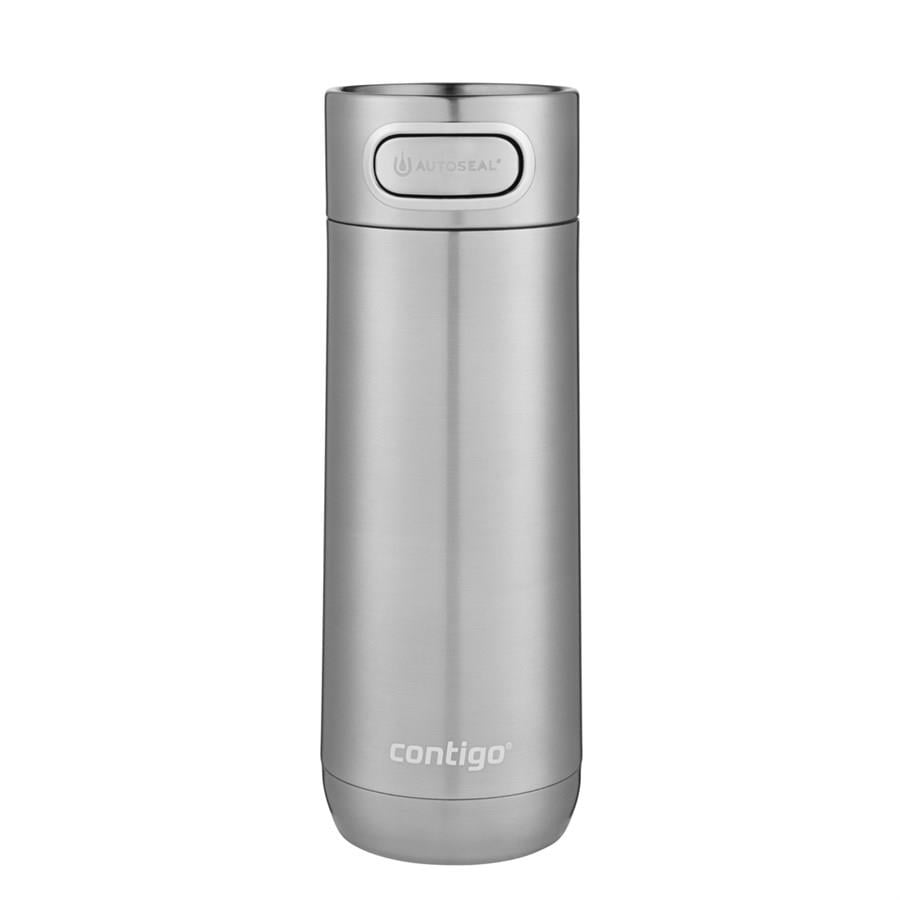 Contigo Luxe Vakumlu Termos Matara Tek El Bas İç 470ml  2115522 Gri