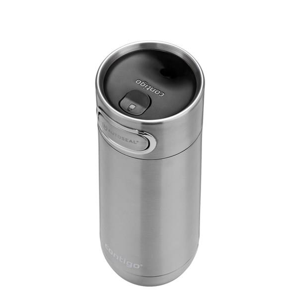 Contigo Luxe Vakumlu Termos Matara Tek El Bas İç 360ml  2104367 Gri