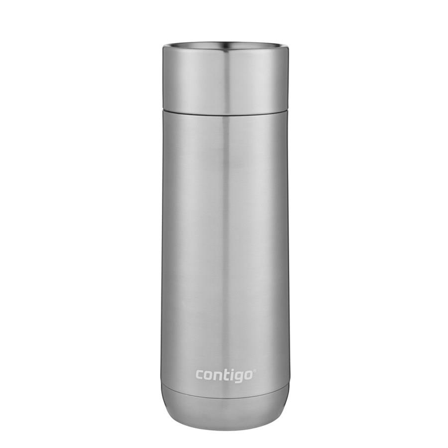 Contigo Luxe Vakumlu Termos Matara Tek El Bas İç 470ml  2115522 Gri