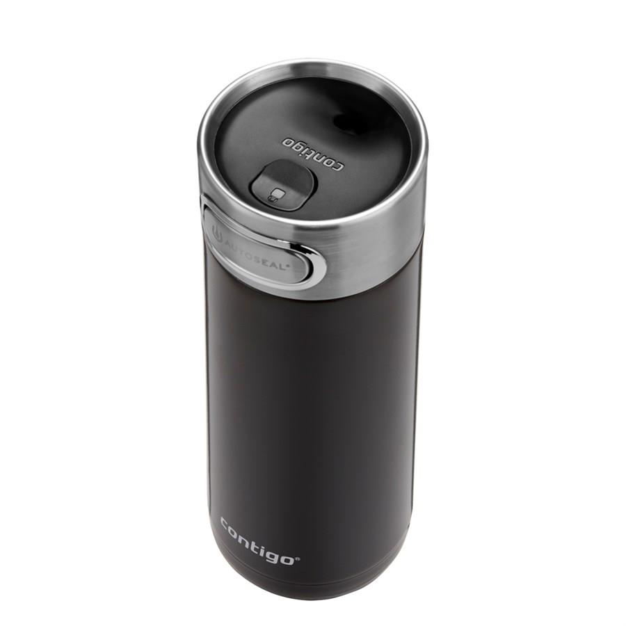 Contigo Luxe Vakumlu Termos Matara Tek El Bas İç 470ml  2115524 Siyah