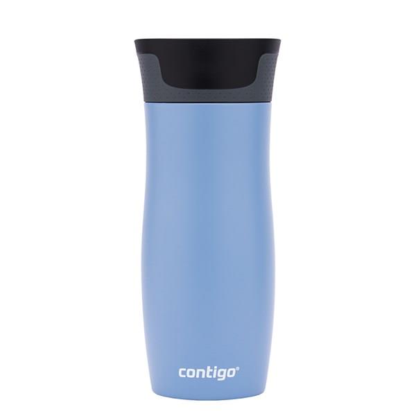 Contigo Westloop Vakumlu Termos Matara Tek El Bas İç 470ml  2104578 Açık Mavi
