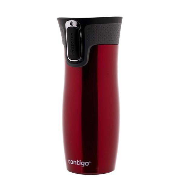 Contigo Westloop Vakumlu Termos Matara Tek El Bas İç 470ml  2095849 Kırmızı
