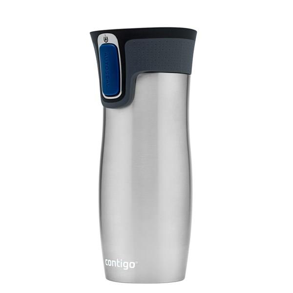 Contigo Westloop Vakumlu Termos Matara Tek El Bas İç 470ml  2095832 Gri