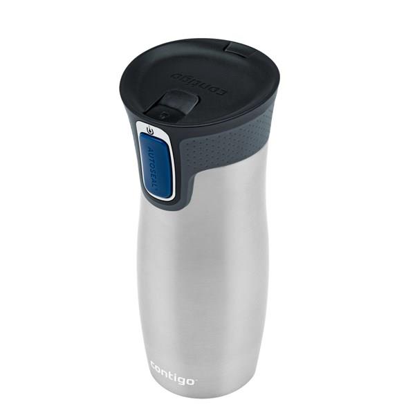 Contigo Westloop Vakumlu Termos Matara Tek El Bas İç 470ml  2095832 Gri