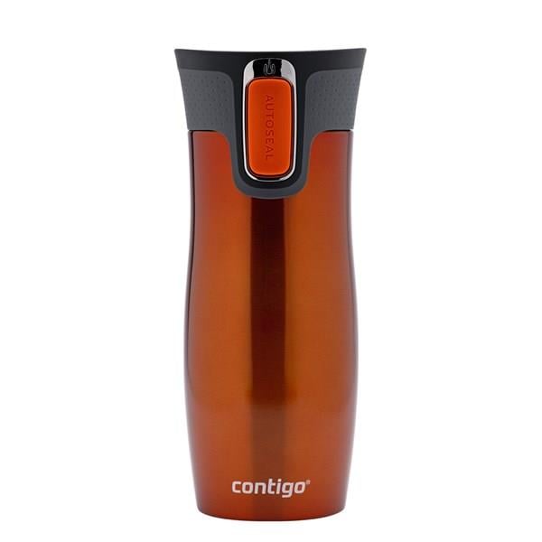Contigo Westloop Vakumlu Termos Matara Tek El Bas İç 470ml  2095850 Turuncu