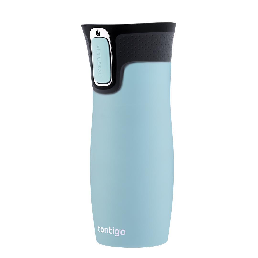 Contigo Westloop Vakumlu Termos Matara Tek El Bas İç 470ml 2137558 Mavi