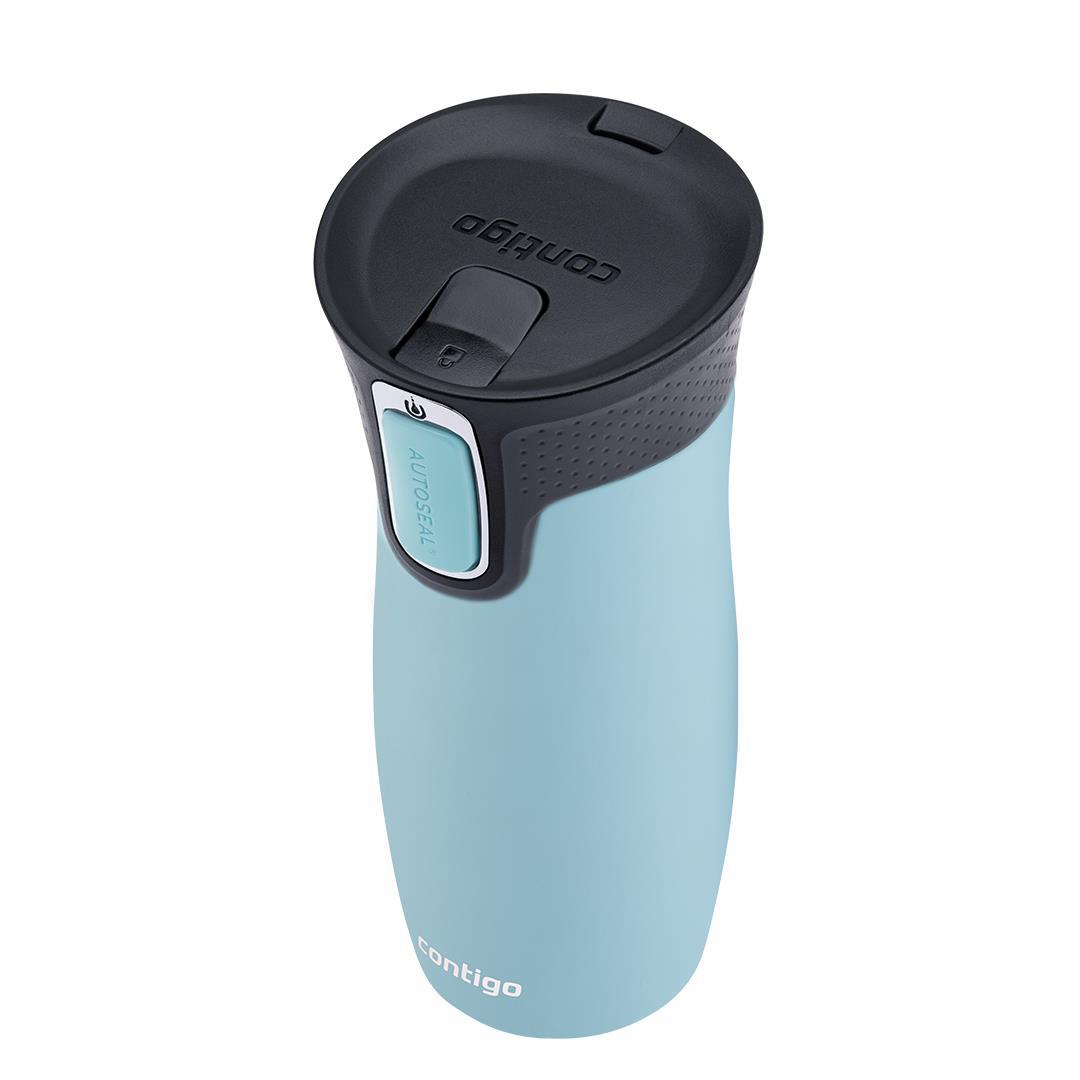 Contigo Westloop Vakumlu Termos Matara Tek El Bas İç 470ml 2137558 Mavi