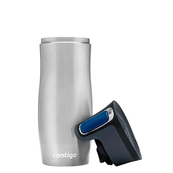 Contigo Westloop Vakumlu Termos Matara Tek El Bas İç 470ml  2095832 Gri