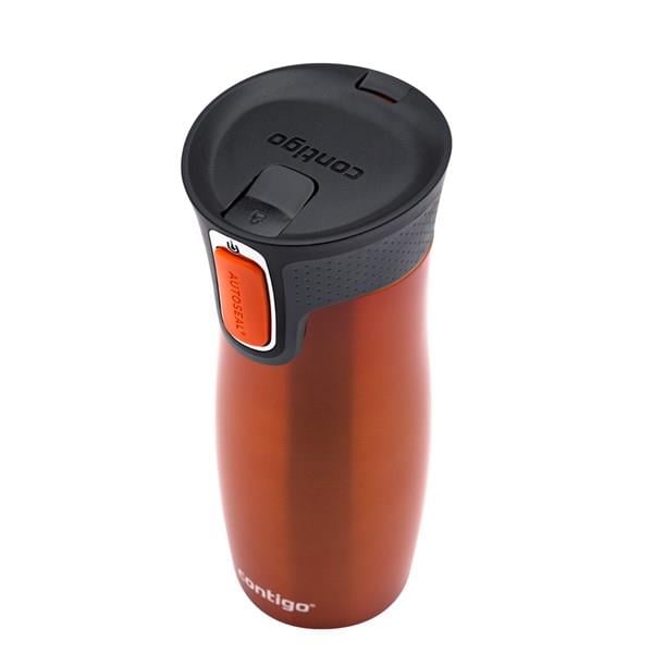 Contigo Westloop Vakumlu Termos Matara Tek El Bas İç 470ml  2095850 Turuncu