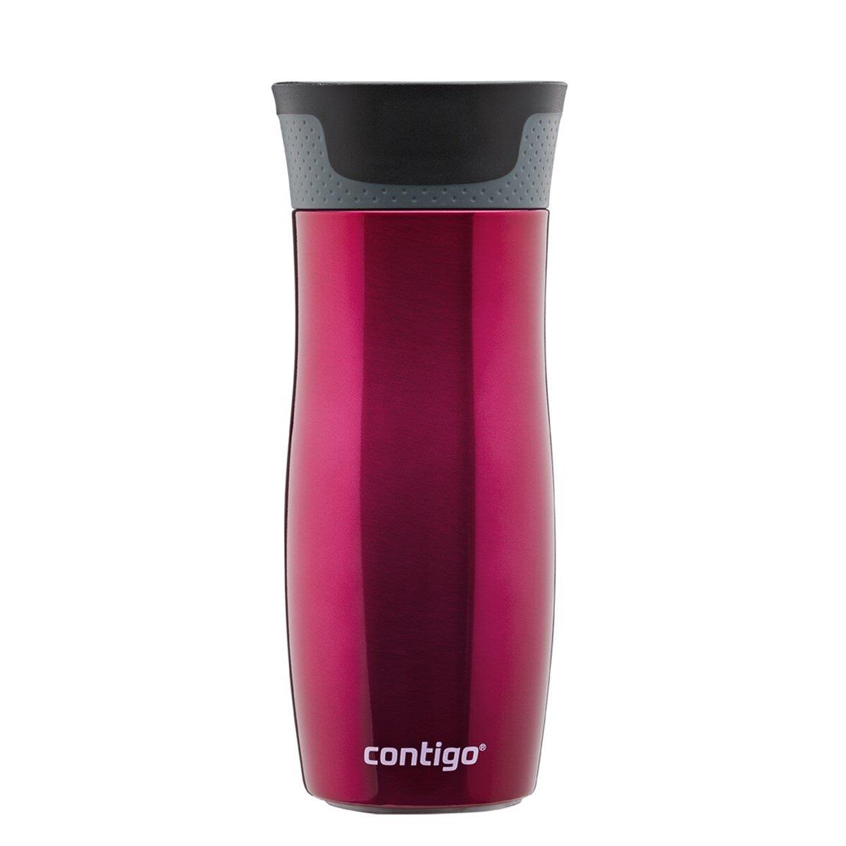 Contigo Westloop Vakumlu Termos Matara Tek El Bas İç 470ml  2095831 Fuşya