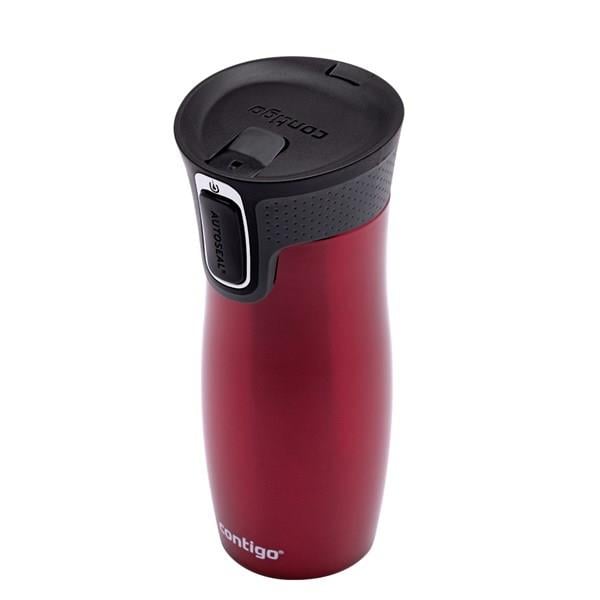 Contigo Westloop Vakumlu Termos Matara Tek El Bas İç 470ml  2095849 Kırmızı