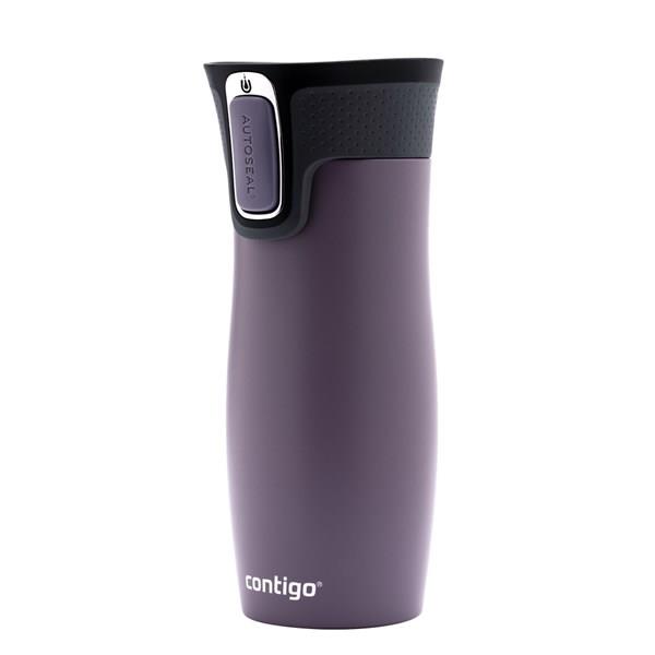 Contigo Westloop Vakumlu Termos Matara Tek El Bas İç 470ml  2104579 Mor