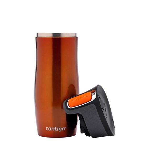 Contigo Westloop Vakumlu Termos Matara Tek El Bas İç 470ml  2095850 Turuncu