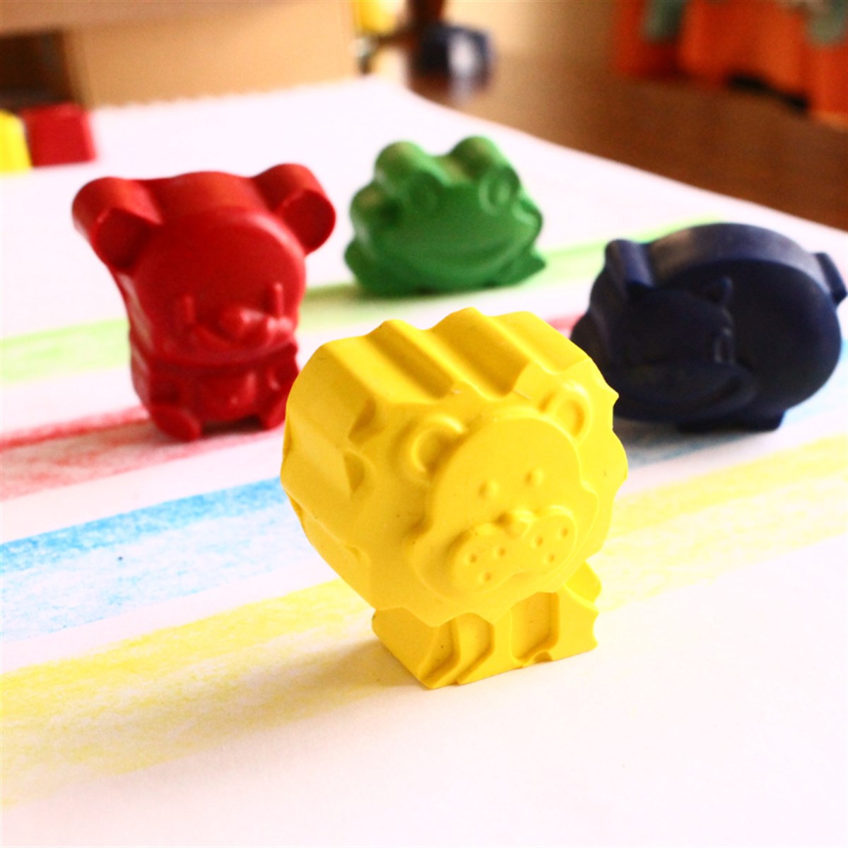 Colorz / 4lü Balmumu Pastel Boya Seti / Hayvanlar