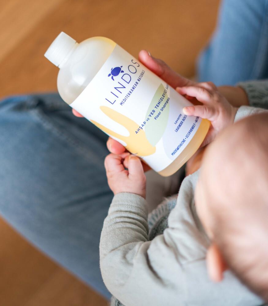 Lindos Naturals Ahşap ve Yer Temizleyici Sabun -  600ml