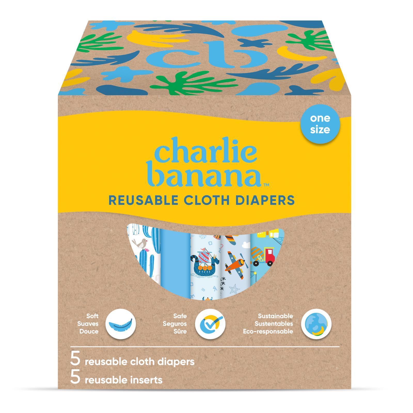 Marvelous Adventures - Yıkanabilir Bebek Bezi 5li Set