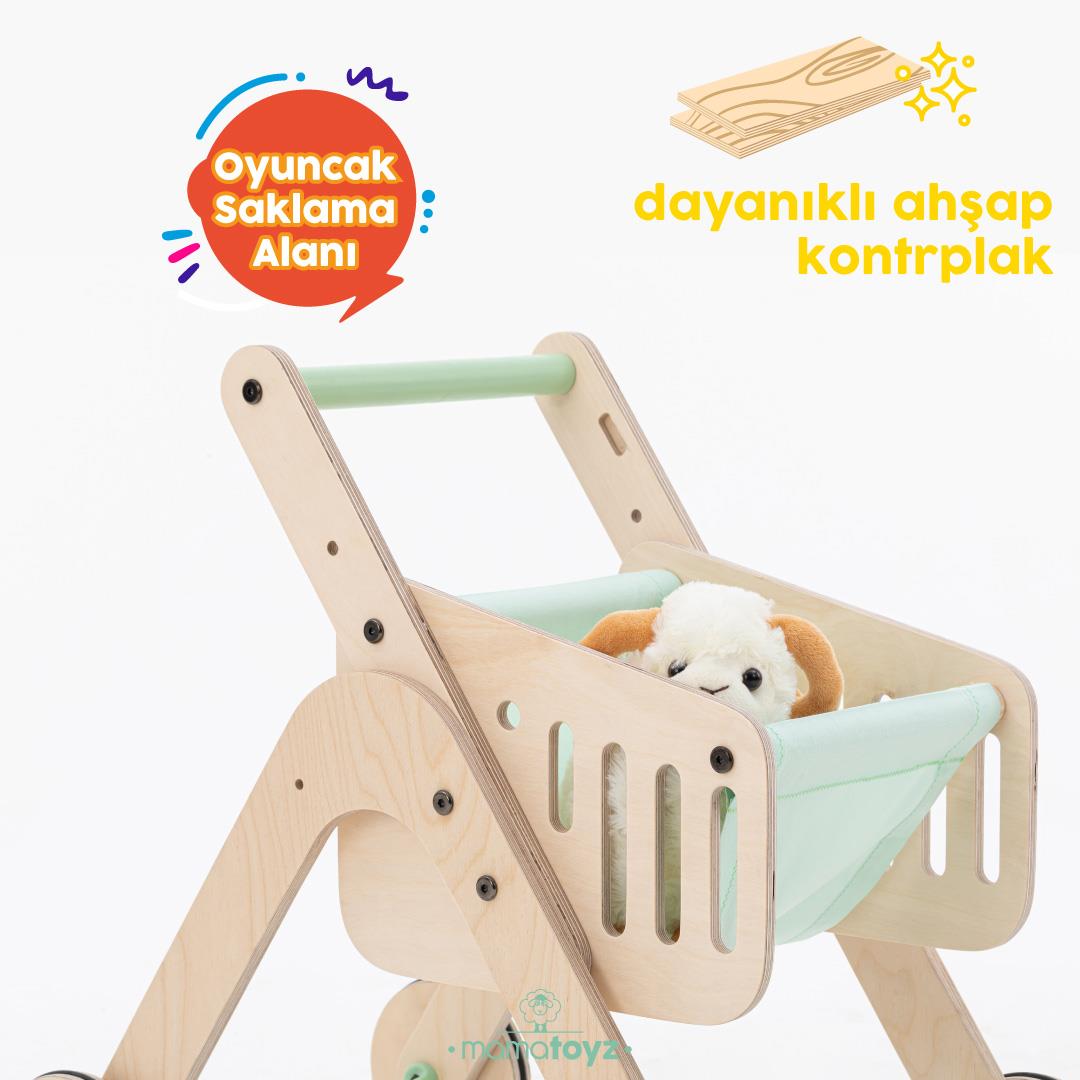 Trio Shopper Yürüteç ve Oyuncak Avm Arabası