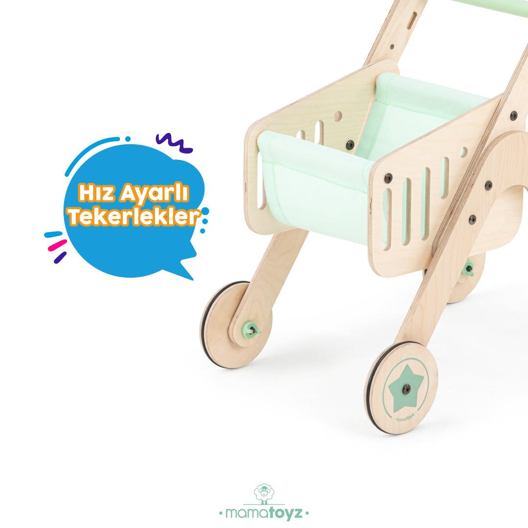 Trio Shopper Yürüteç ve Oyuncak Avm Arabası