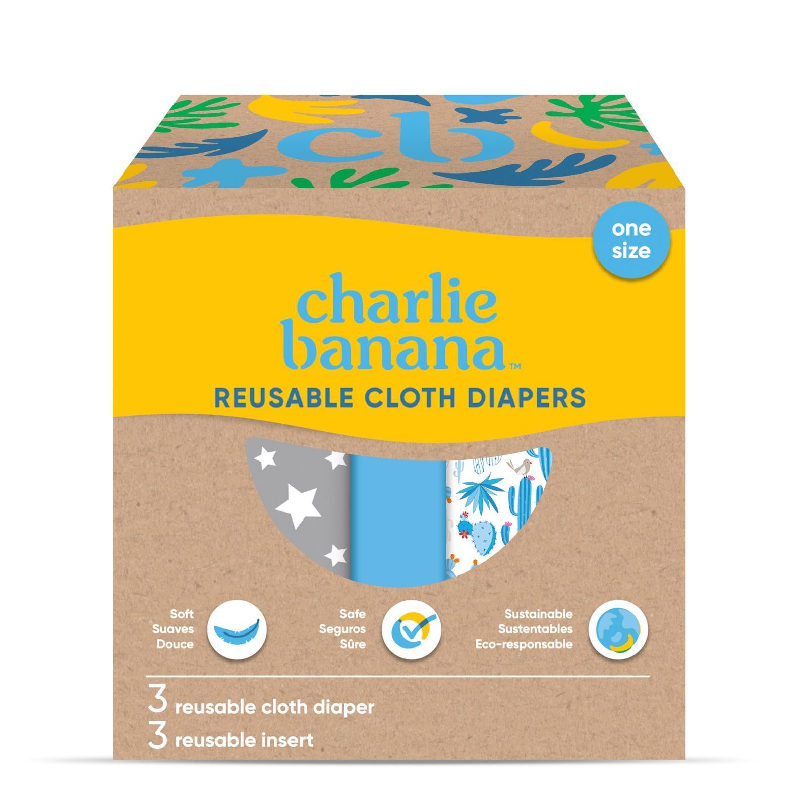 Under The Stars - Yıkanabilir Bebek Bezi 3lü Set