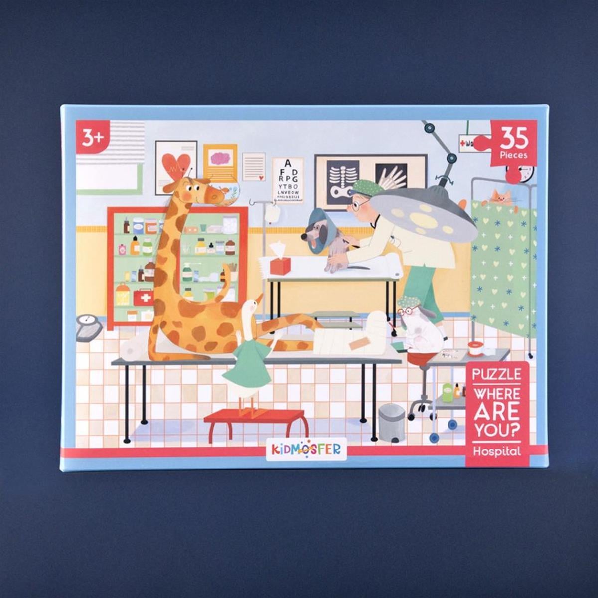 Where Are You Serisi / Neredesin – Hastane Puzzle (Yapboz) 35 Parça