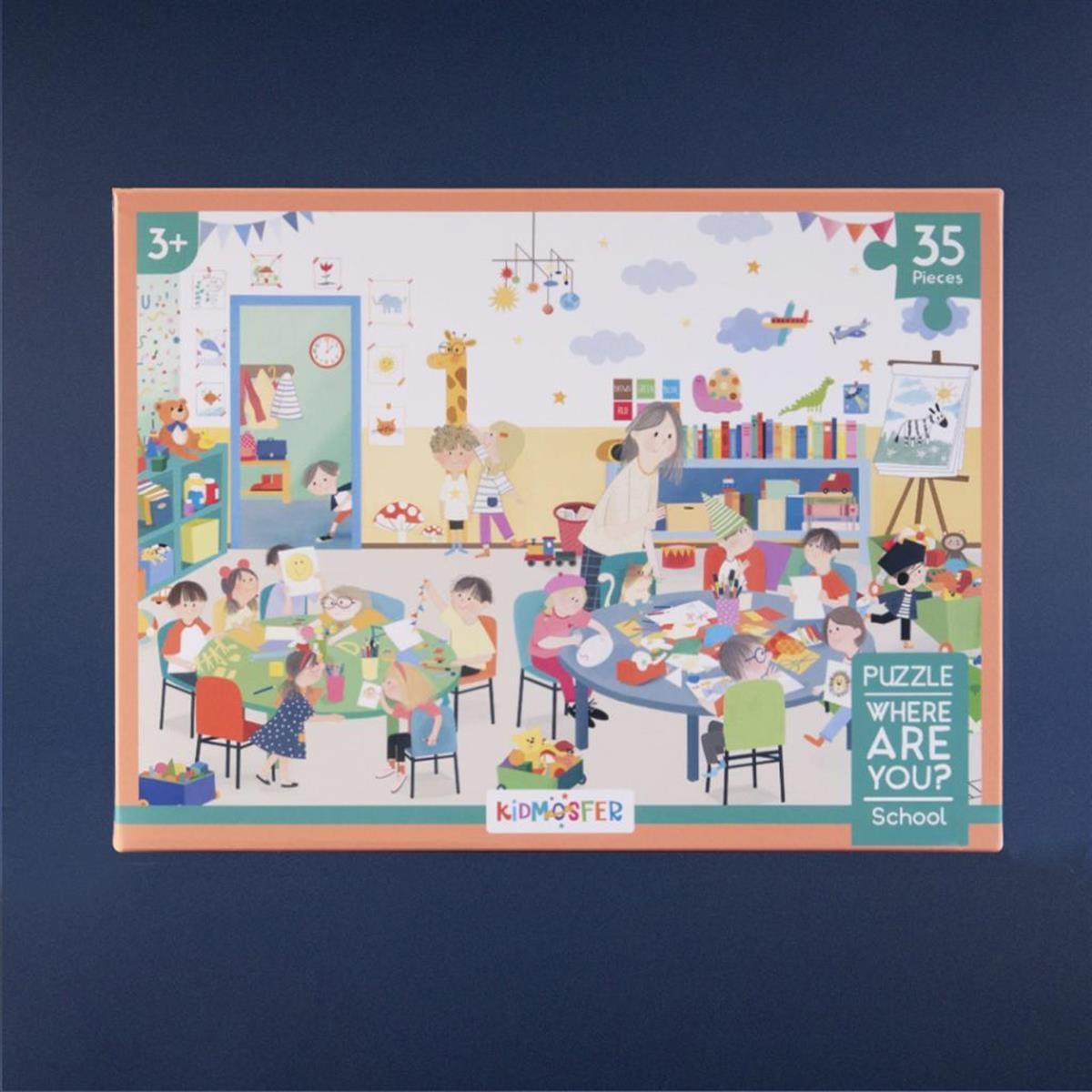 Where Are You Serisi / Neredesin – Okul Puzzle (Yapboz) 35 Parça