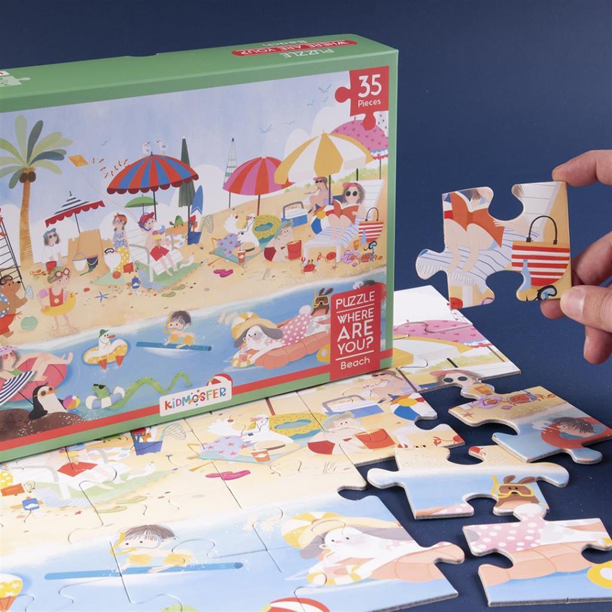 Where Are You Serisi / Neredesin – Plaj Puzzle (Yapboz) 35 Parça