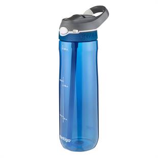 Contigo Ashland Tek El Bas İç Kilitli Su Matarası 720ml  2094636 Mavi