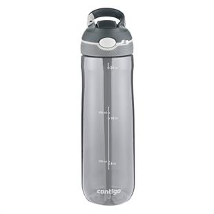 Contigo Ashland Tek El Bas İç Kilitli Su Matarası 720ml  2094640 Gri