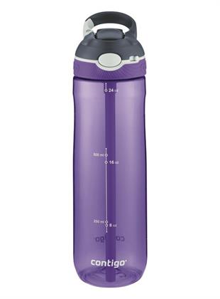 Contigo Ashland Tek El Bas İç Kilitli Su Matarası 720ml  2094942 Mor