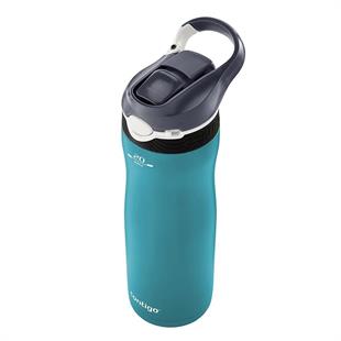 Contigo Ashland Tek El Bas İç Vakumlu Su Matarası 590ml 2127883 Turkuaz