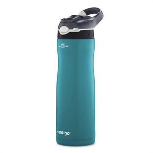 Contigo Ashland Tek El Bas İç Vakumlu Su Matarası 590ml 2127883 Turkuaz
