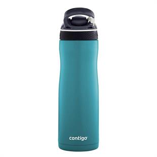 Contigo Ashland Tek El Bas İç Vakumlu Su Matarası 590ml 2127883 Turkuaz