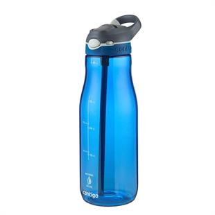 Contigo Ashland Tren Tek El Bas İç Kapaklı Su Matarası 1200ml 2197071 Mavi