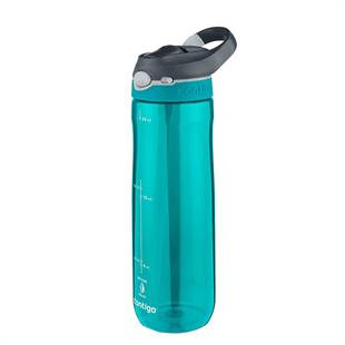 Contigo Ashland Tren Tek El Bas İç Kapaklı Su Matarası 720ml 2191381 Turkuaz