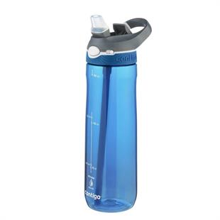 Contigo Ashland Tren Tek El Bas İç Kapaklı Su Matarası 720ml 2191379 Mavi