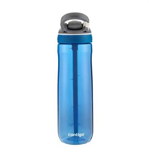 Contigo Ashland Tren Tek El Bas İç Kapaklı Su Matarası 720ml 2191379 Mavi