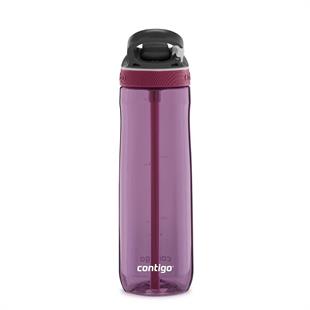 Contigo Ashland Tren Tek El Bas İç Kapaklı Su Matarası 720ml 2191382 Mor