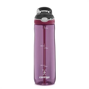 Contigo Ashland Tren Tek El Bas İç Kapaklı Su Matarası 720ml 2191382 Mor