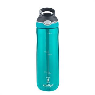 Contigo Ashland Tren Tek El Bas İç Kapaklı Su Matarası 720ml 2191381 Turkuaz