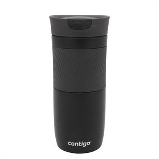 Contigo Byron Vakumlu Termos Matara Tek El Kaldır İç 470ml  2095663 Siyah