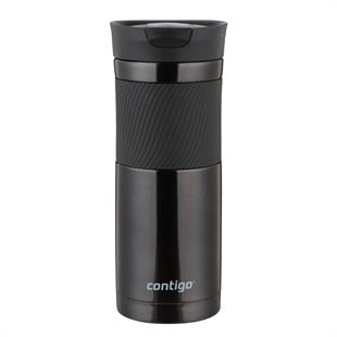 Contigo Byron Vakumlu Termos Matara Tek El Kaldır İç 590ml  2095634 Siyah