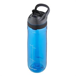Contigo Cortland Tek El Bas İç Kapaklı Su Matarası 720ml  2095012 Mavi