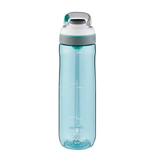 Contigo Cortland Tren Tek El Bas İç Kapaklı Su Matarası 720ml 2191387 Turkuaz