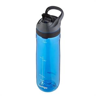 Contigo Cortland Tren Tek El Bas İç Kapaklı Su Matarası 720ml 2191386 Mavi